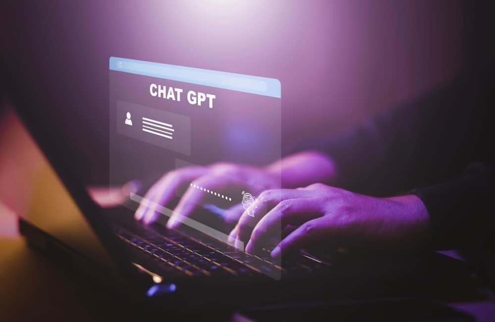 Man Using Chat GPT